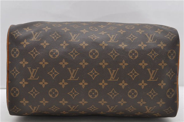 Authentic LOUIS VUITTON Monogram Speedy 35 Hand Bag M41524 LV 8014C