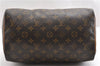 Authentic Louis Vuitton Monogram Speedy 30 Hand Boston Bag M41526 LV 8014F