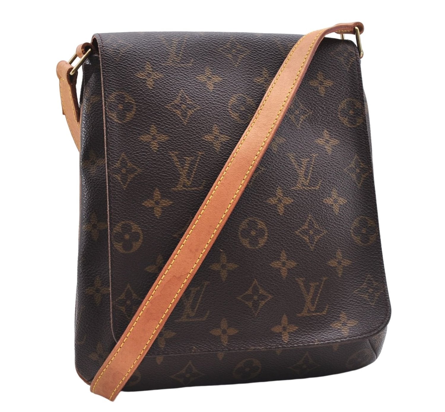Authentic Louis Vuitton Monogram Musette Salsa Shoulder Bag M51258 LV 8015D