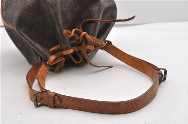 Authentic Louis Vuitton Monogram Petit Noe M42226 Shoulder Drawstring Bag 8018F