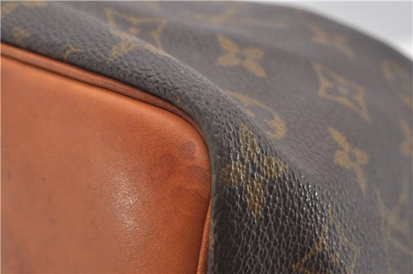 Authentic Louis Vuitton Monogram Petit Noe M42226 Shoulder Drawstring Bag 8018F