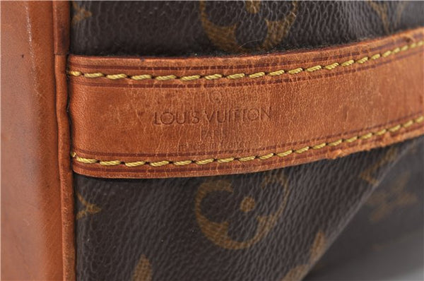 Authentic Louis Vuitton Monogram Petit Noe M42226 Shoulder Drawstring Bag 8018F
