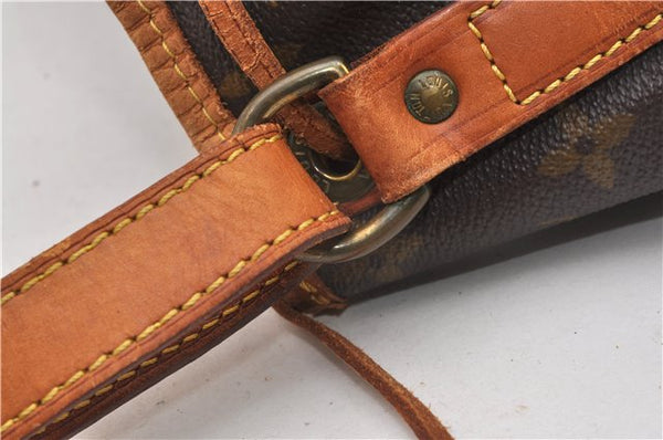 Authentic Louis Vuitton Monogram Petit Noe M42226 Shoulder Drawstring Bag 8018F