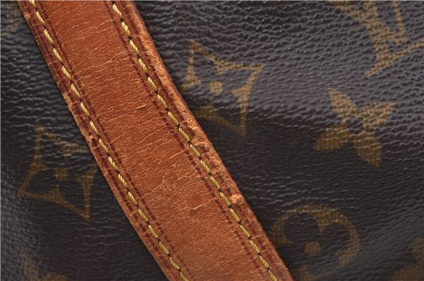 Authentic Louis Vuitton Monogram Petit Noe M42226 Shoulder Drawstring Bag 8018F