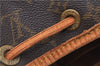 Authentic Louis Vuitton Monogram Petit Noe M42226 Shoulder Drawstring Bag 8018F