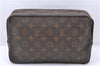 Auth LOUIS VUITTON Monogram Trousse Toilette 28 Clutch Hand Bag M47522 LV 8022C