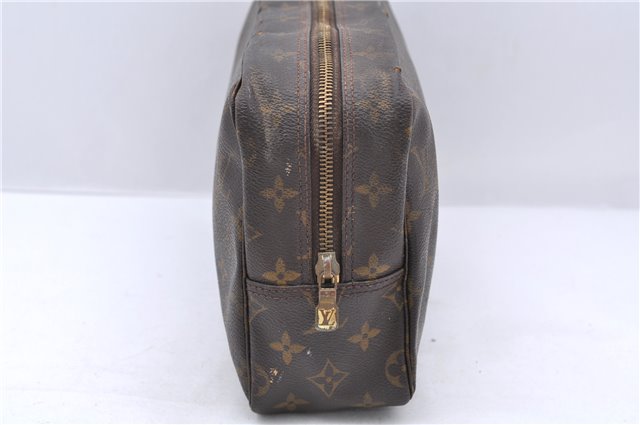 Auth LOUIS VUITTON Monogram Trousse Toilette 28 Clutch Hand Bag M47522 LV 8022C
