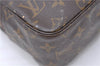 Auth LOUIS VUITTON Monogram Trousse Toilette 28 Clutch Hand Bag M47522 LV 8022C