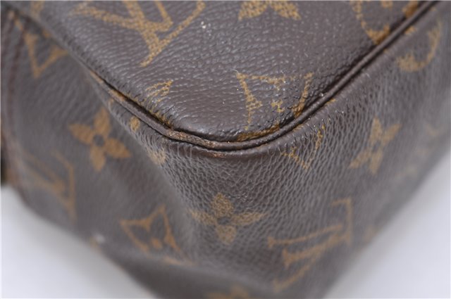 Auth LOUIS VUITTON Monogram Trousse Toilette 28 Clutch Hand Bag M47522 LV 8022C