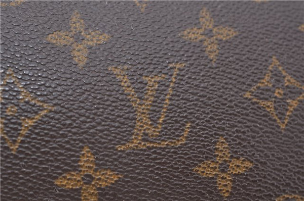 Auth LOUIS VUITTON Monogram Trousse Toilette 28 Clutch Hand Bag M47522 LV 8022C