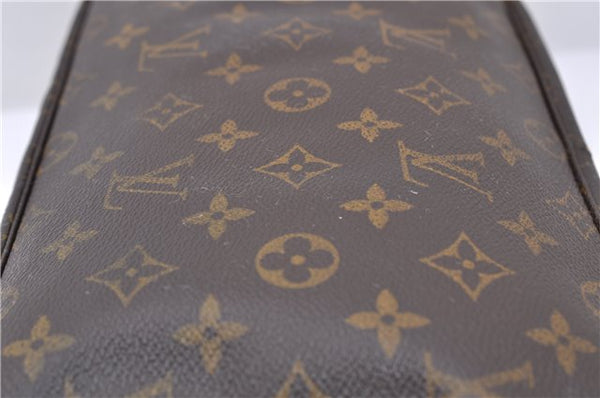 Auth LOUIS VUITTON Monogram Trousse Toilette 28 Clutch Hand Bag M47522 LV 8022C