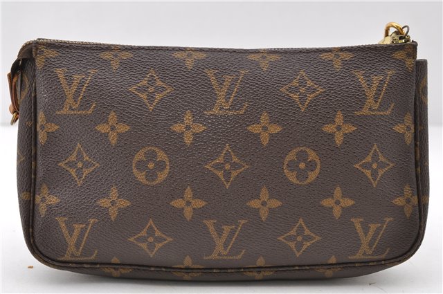 Authentic LOUIS VUITTON Monogram Pochette Accessoires Pouch M51980 LV 8024C