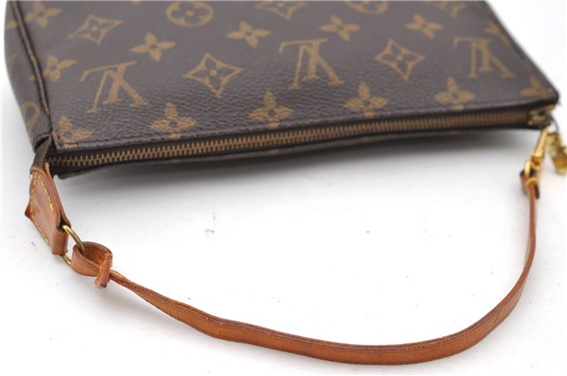 Authentic LOUIS VUITTON Monogram Pochette Accessoires Pouch M51980 LV 8024C