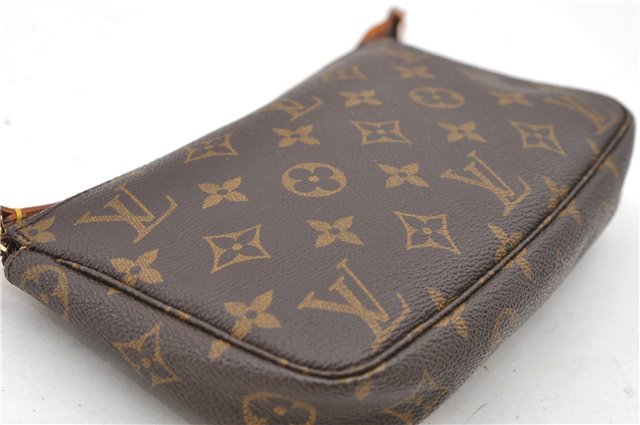 Authentic LOUIS VUITTON Monogram Pochette Accessoires Pouch M51980 LV 8024C