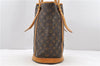 Authentic LOUIS VUITTON Monogram Bucket GM Shoulder Bag M42236 LV Junk 8027C