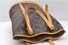 Authentic LOUIS VUITTON Monogram Bucket GM Shoulder Bag M42236 LV Junk 8027C