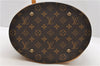 Authentic LOUIS VUITTON Monogram Bucket GM Shoulder Bag M42236 LV Junk 8027C
