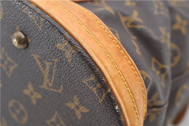 Authentic LOUIS VUITTON Monogram Bucket GM Shoulder Bag M42236 LV Junk 8027C