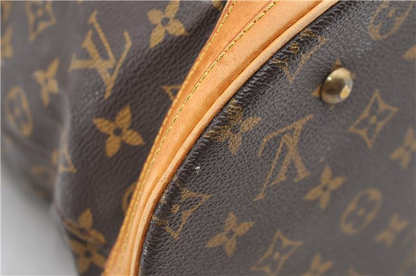 Authentic LOUIS VUITTON Monogram Bucket GM Shoulder Bag M42236 LV Junk 8027C
