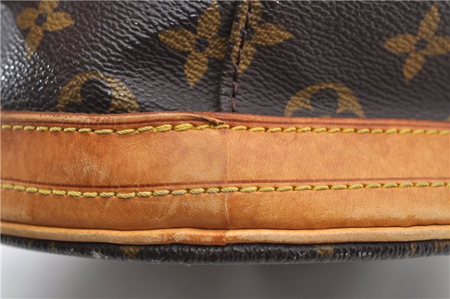 Authentic LOUIS VUITTON Monogram Bucket GM Shoulder Bag M42236 LV Junk 8027C