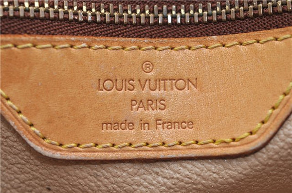 Authentic LOUIS VUITTON Monogram Bucket GM Shoulder Bag M42236 LV Junk 8027C