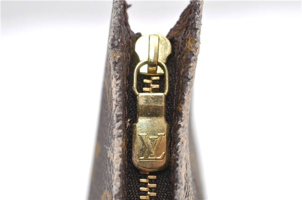 Authentic LOUIS VUITTON Monogram Bucket GM Shoulder Bag M42236 LV Junk 8027C