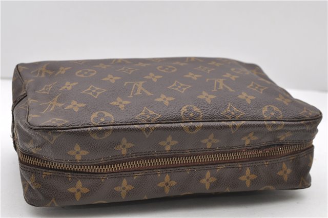 Auth LOUIS VUITTON Monogram Trousse Toilette 28 Clutch Hand Bag M47522 LV 8031C