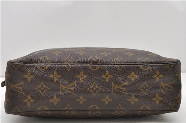 Auth LOUIS VUITTON Monogram Trousse Toilette 28 Clutch Hand Bag M47522 LV 8031C