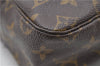 Auth LOUIS VUITTON Monogram Trousse Toilette 28 Clutch Hand Bag M47522 LV 8031C