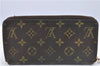 Authentic Louis Vuitton Monogram Zippy Wallet Long Purse M60017 LV 8033B