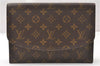Authentic Louis Vuitton Monogram Pochette Rabat Clutch Hand Bag M51940 LV 8033F