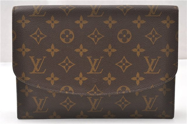 Authentic Louis Vuitton Monogram Pochette Rabat Clutch Hand Bag M51940 LV 8033F