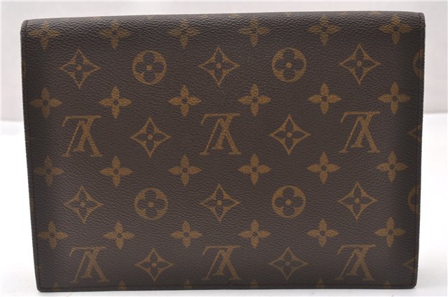 Authentic Louis Vuitton Monogram Pochette Rabat Clutch Hand Bag M51940 LV 8033F