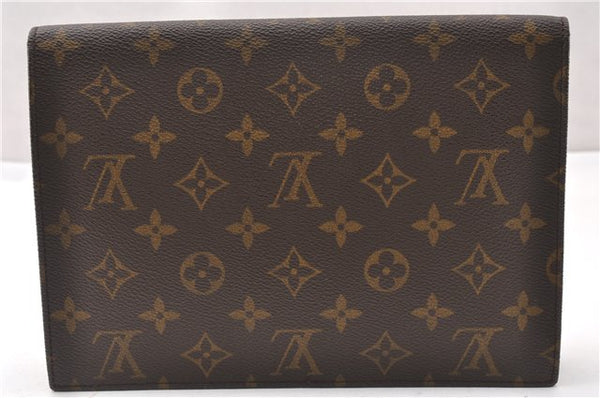 Authentic Louis Vuitton Monogram Pochette Rabat Clutch Hand Bag M51940 LV 8033F