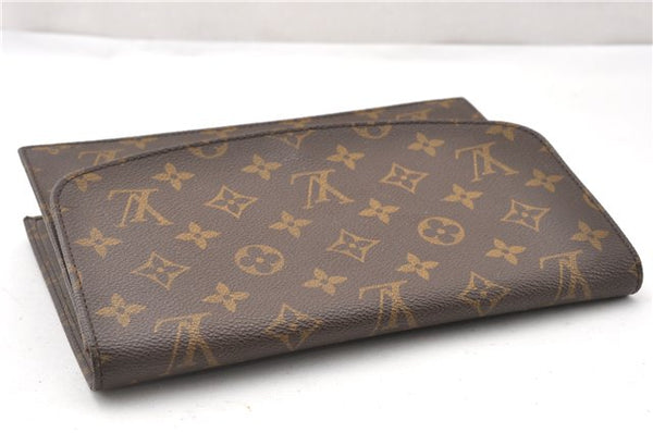 Authentic Louis Vuitton Monogram Pochette Rabat Clutch Hand Bag M51940 LV 8033F