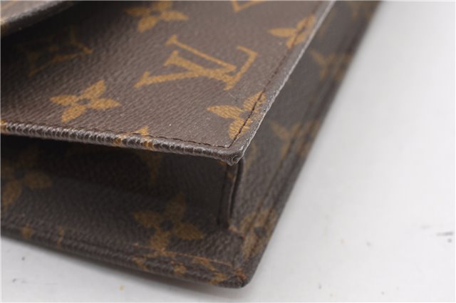 Authentic Louis Vuitton Monogram Pochette Rabat Clutch Hand Bag M51940 LV 8033F