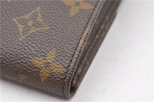Authentic Louis Vuitton Monogram Pochette Rabat Clutch Hand Bag M51940 LV 8033F
