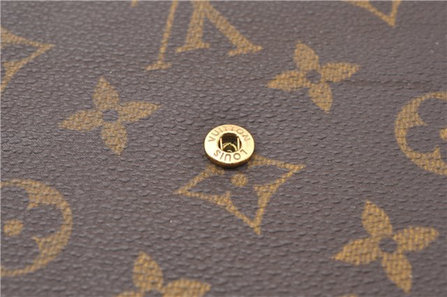 Authentic Louis Vuitton Monogram Pochette Rabat Clutch Hand Bag M51940 LV 8033F