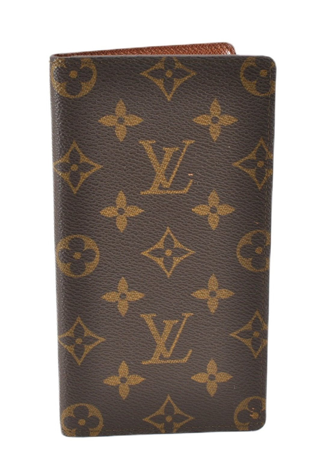 Auth Louis Vuitton Monogram Agenda Horizontal Notebook Cover R20008 LV 8035F