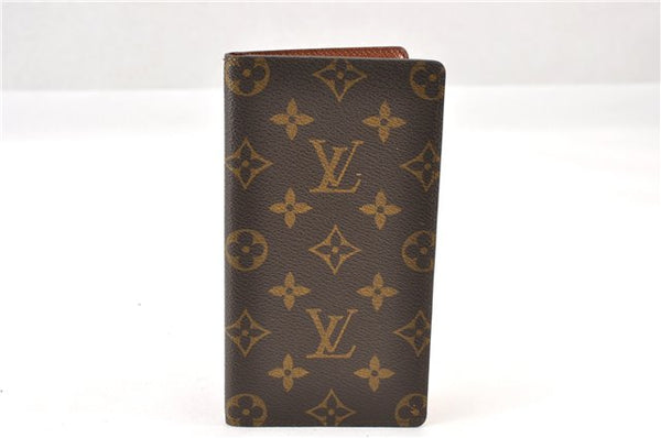 Auth Louis Vuitton Monogram Agenda Horizontal Notebook Cover R20008 LV 8035F