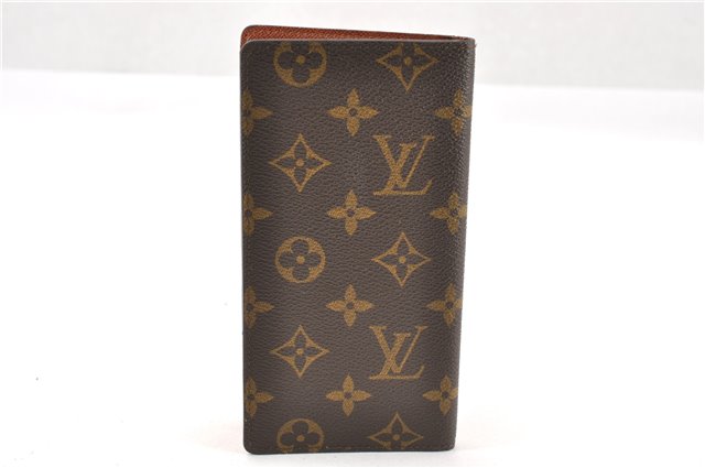 Auth Louis Vuitton Monogram Agenda Horizontal Notebook Cover R20008 LV 8035F