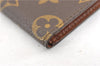 Auth Louis Vuitton Monogram Agenda Horizontal Notebook Cover R20008 LV 8035F