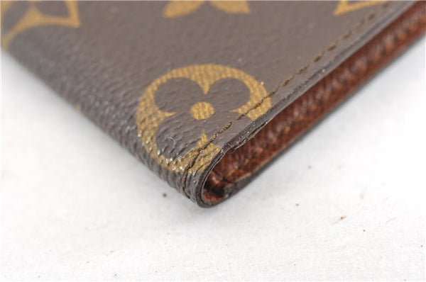 Auth Louis Vuitton Monogram Agenda Horizontal Notebook Cover R20008 LV 8035F