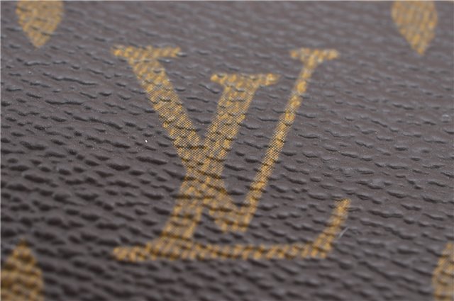Auth Louis Vuitton Monogram Agenda Horizontal Notebook Cover R20008 LV 8035F