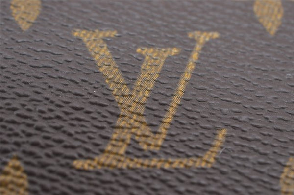Auth Louis Vuitton Monogram Agenda Horizontal Notebook Cover R20008 LV 8035F
