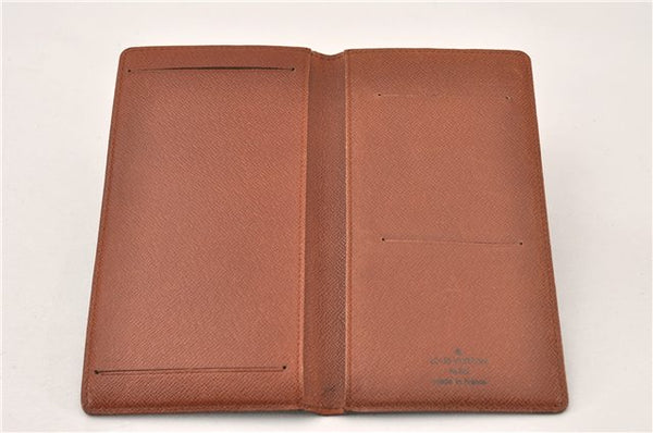 Auth Louis Vuitton Monogram Agenda Horizontal Notebook Cover R20008 LV 8035F