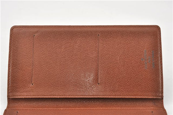 Auth Louis Vuitton Monogram Agenda Horizontal Notebook Cover R20008 LV 8035F