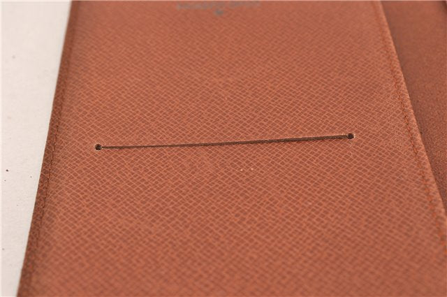 Auth Louis Vuitton Monogram Agenda Horizontal Notebook Cover R20008 LV 8035F