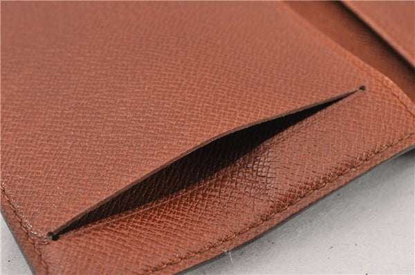 Auth Louis Vuitton Monogram Agenda Horizontal Notebook Cover R20008 LV 8035F