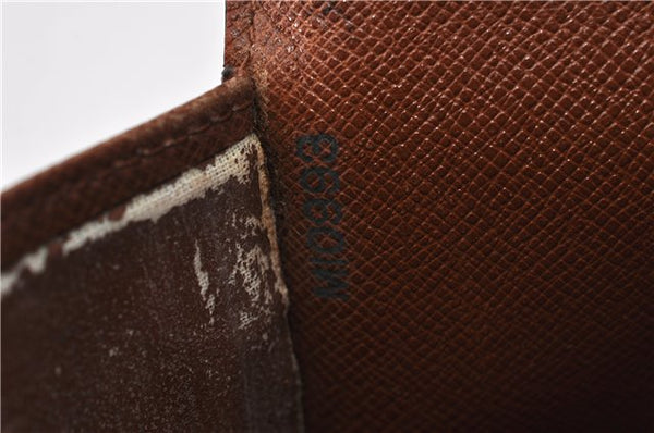 Auth Louis Vuitton Monogram Agenda Horizontal Notebook Cover R20008 LV 8035F